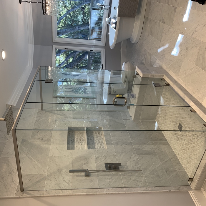 frameless shower door