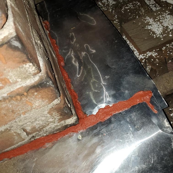 Around the chimney