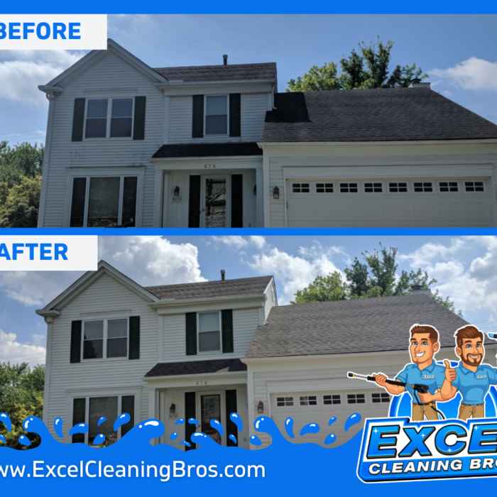 What a color change! Let us treat your roof!