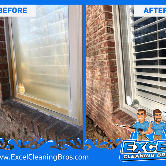 Have your sprinklers left staining on your window?