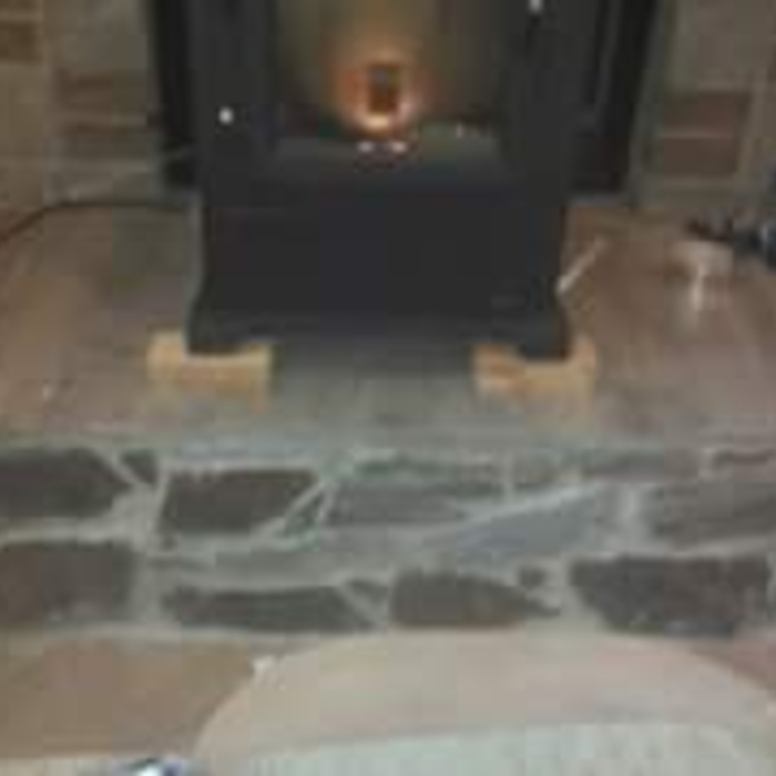 Pellet stove stone harth