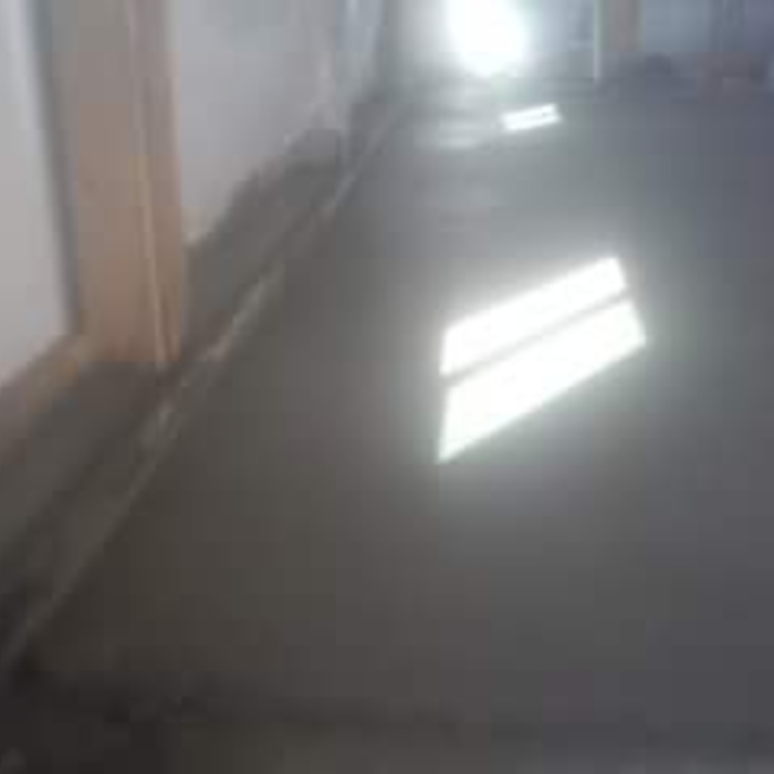 Curb and floor monolithic pour