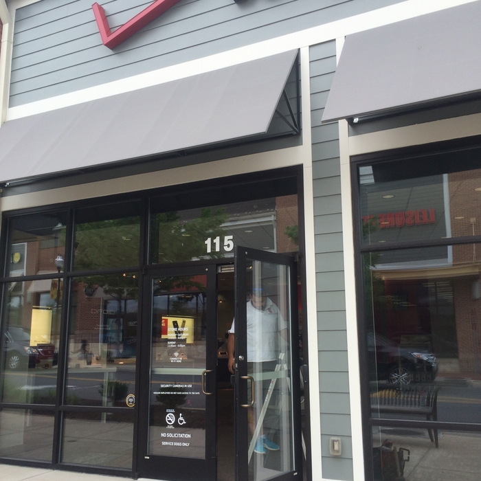 commercial store front glass door
