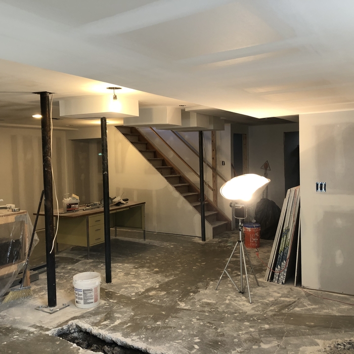 Drywall install and drywall finishing
