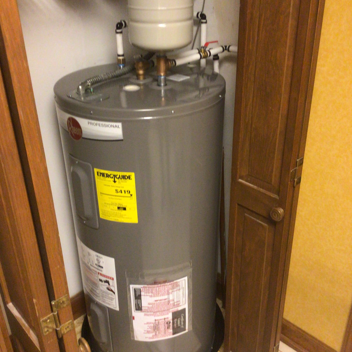 New Water Heater Installation