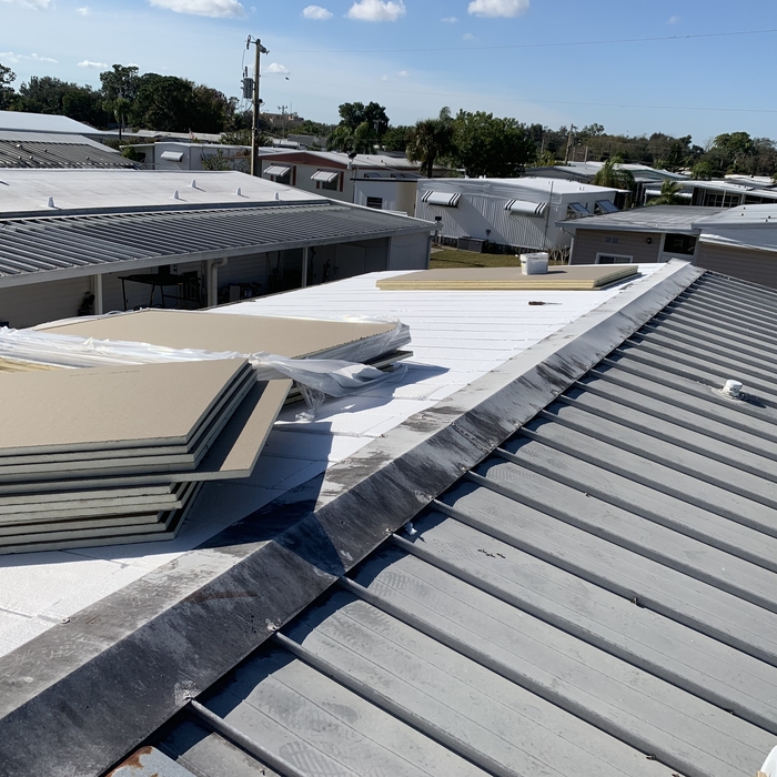 Mobile Home Pan roof