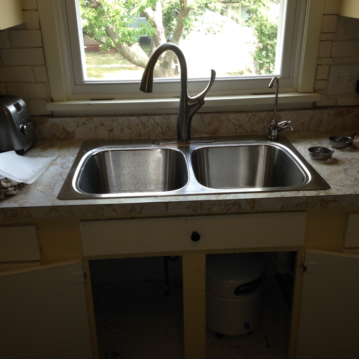 Installed New Kitchen Sink