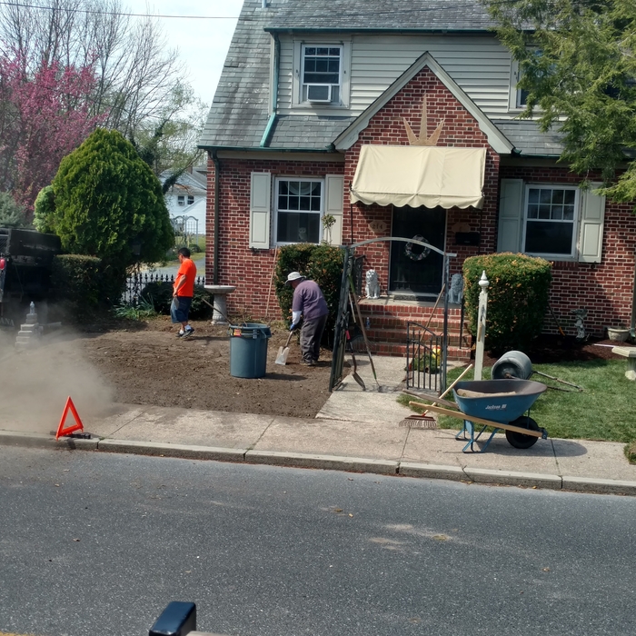 Grading &amp; Sod installation