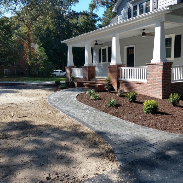 Craftman home landscape
