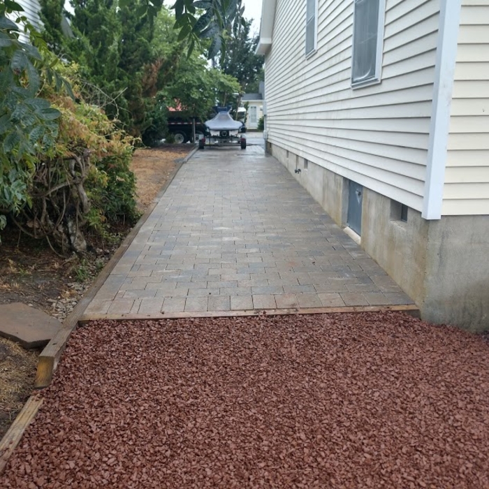 Paver driveway