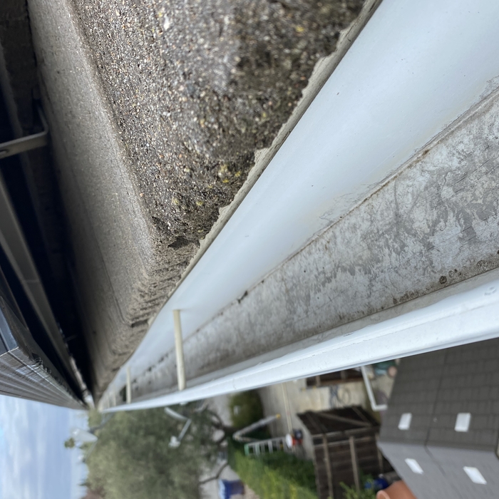 After debris was removed