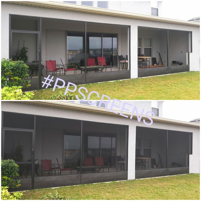 Back patio re-screen