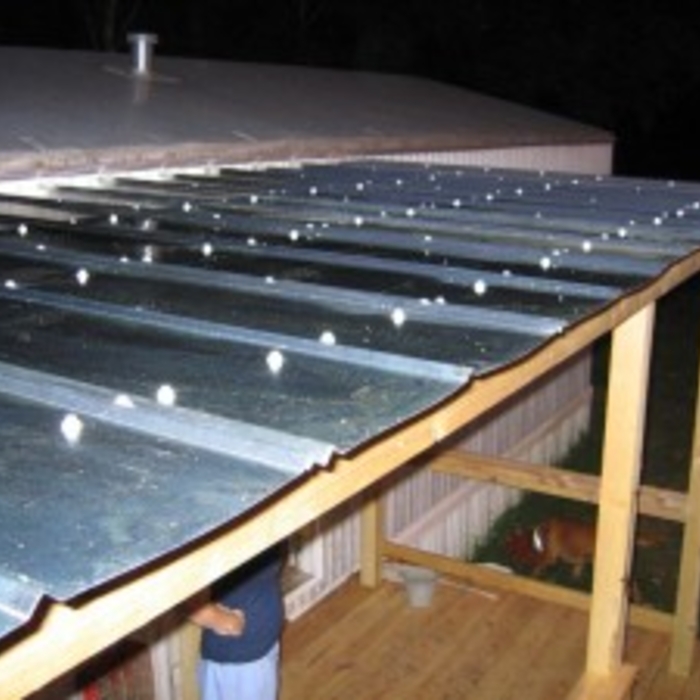 After shot; Close-up of Roof
