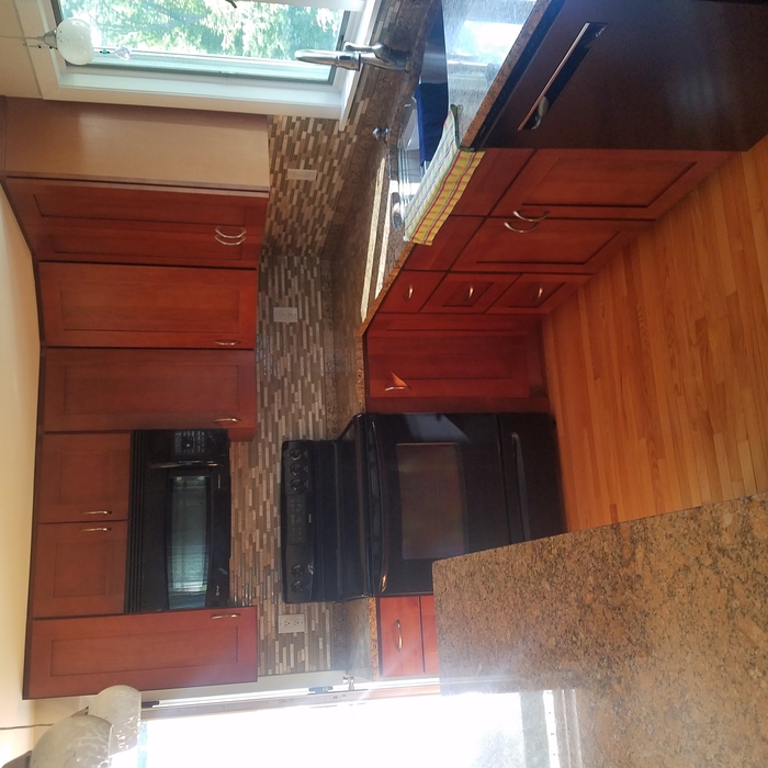 Gray/Green Kitchen