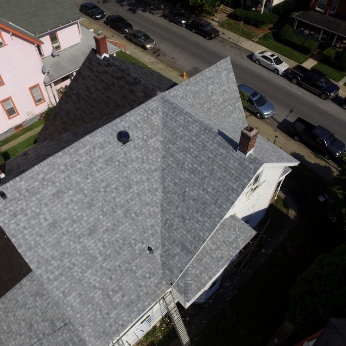 Arai of most of the roof.