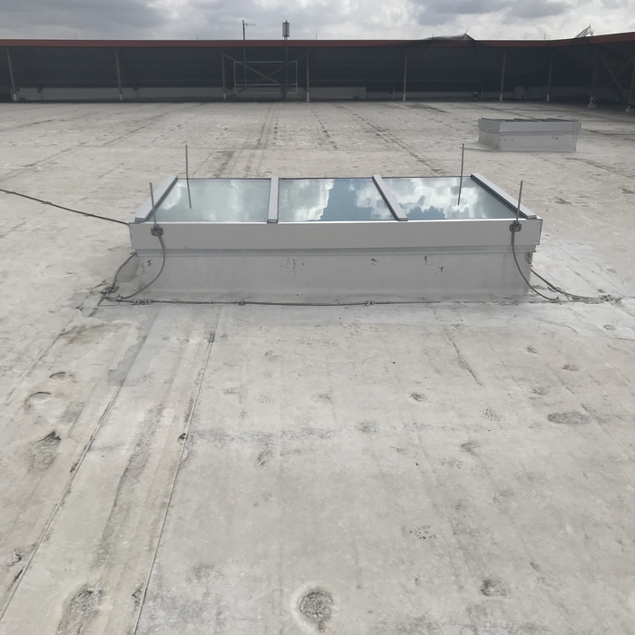 Completed Glass Skylight Replacement