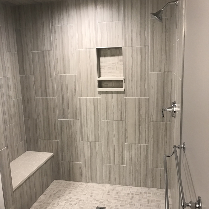 Basement Bathroom shower