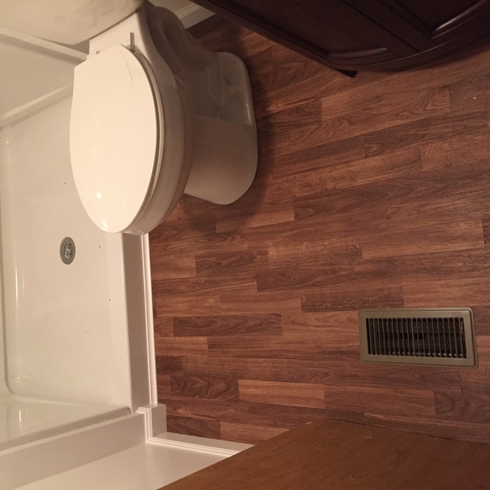 Small bathroom remodeled