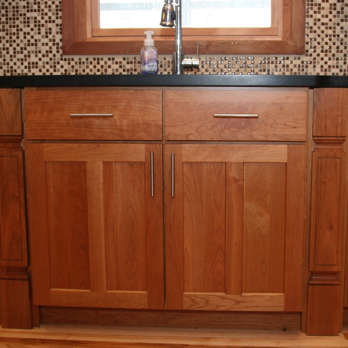 Natural Cherry Shaker Kitchen