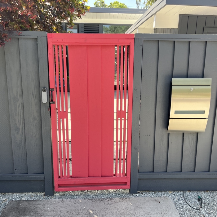 Door fence Installation