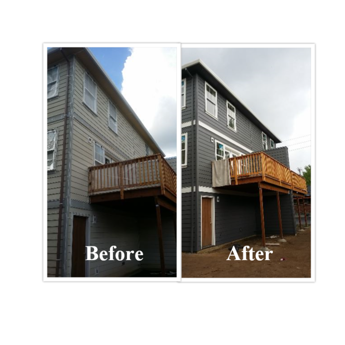 Before and After Painting Services
