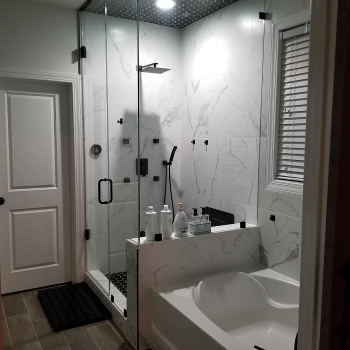 Custom frames glass with steamer