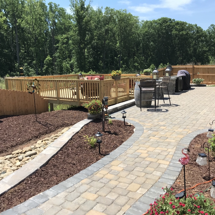 Patio and deck