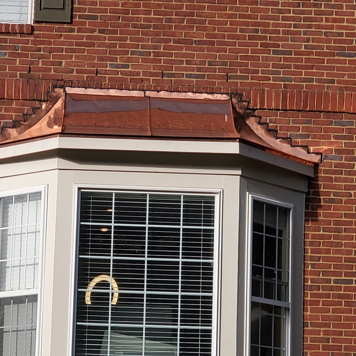 Copper baywindow