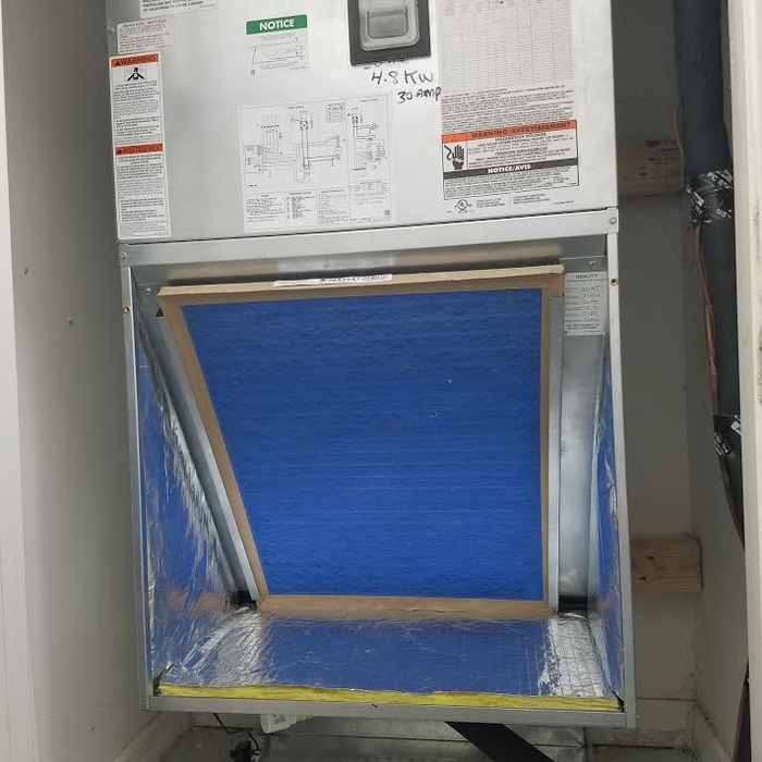 Wall mounted Front Draw Air Handler