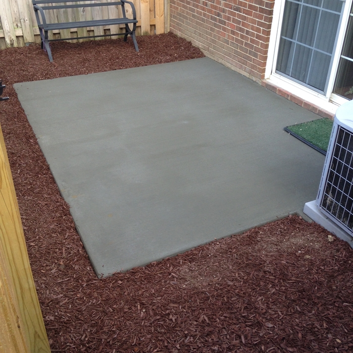 New Concrete Patio!