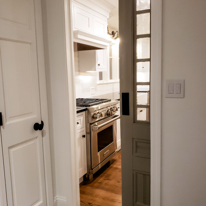 View of Antique Pocket Door