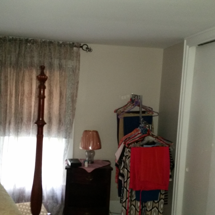 Better view of completed closet