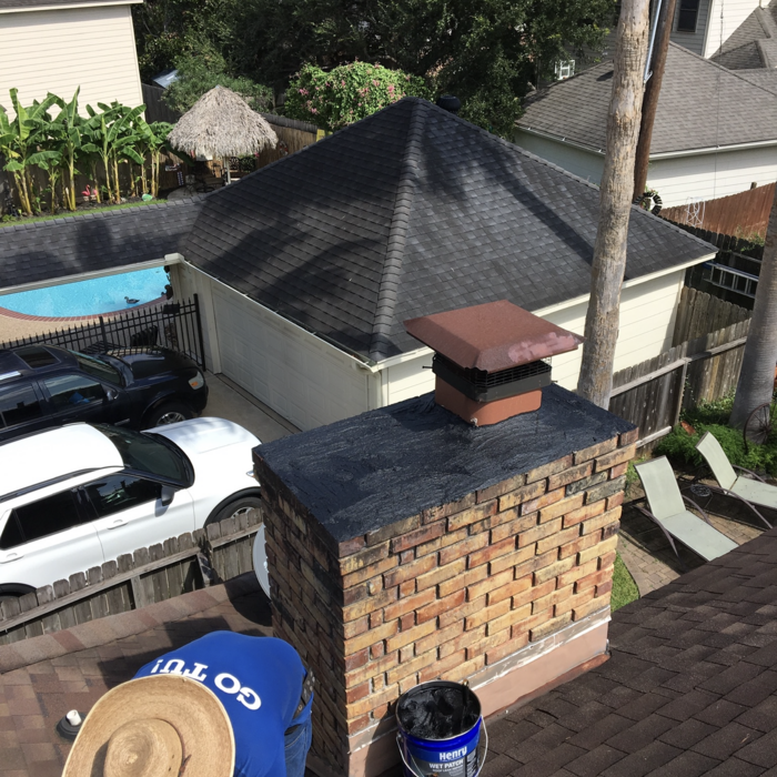 Chimney leak