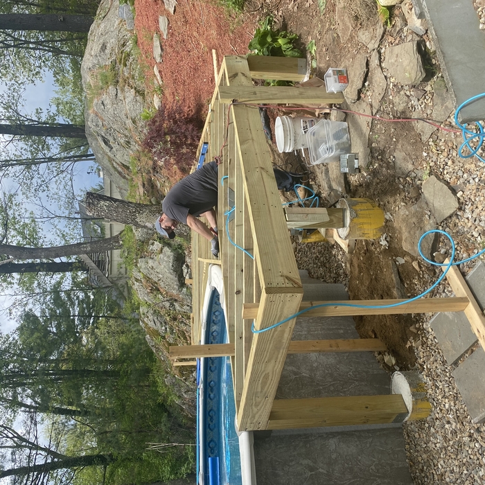 Exterior framing pool