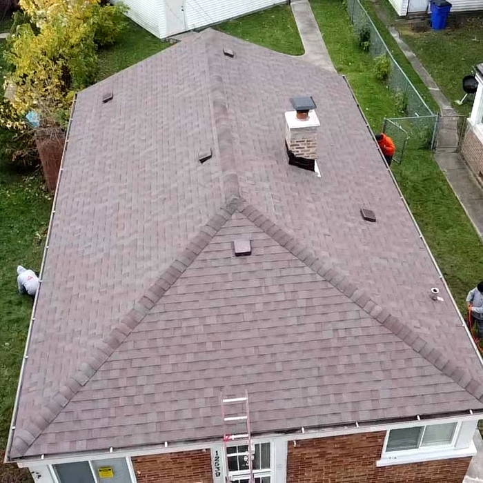 Completed new roof