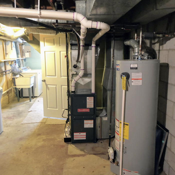 New furnace installation