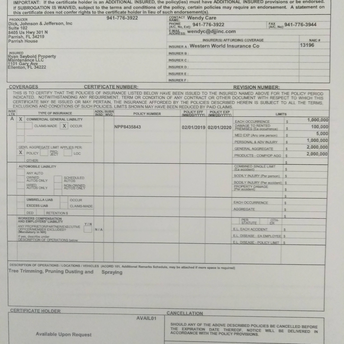 Copy of Insurance