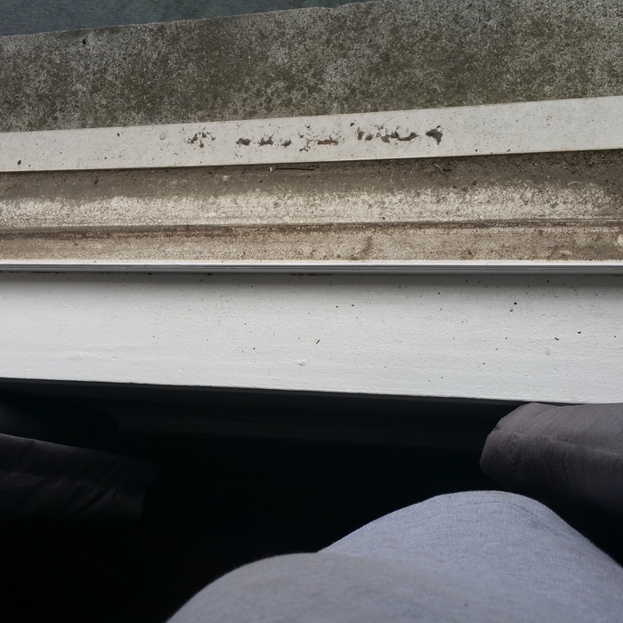 Before Window Sills and Tracks Dirty