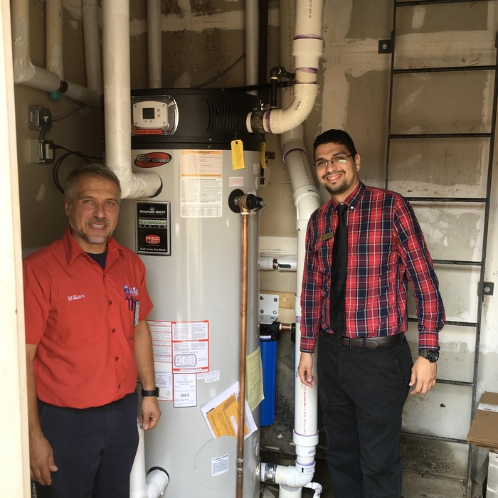 Commercial Water Heater After