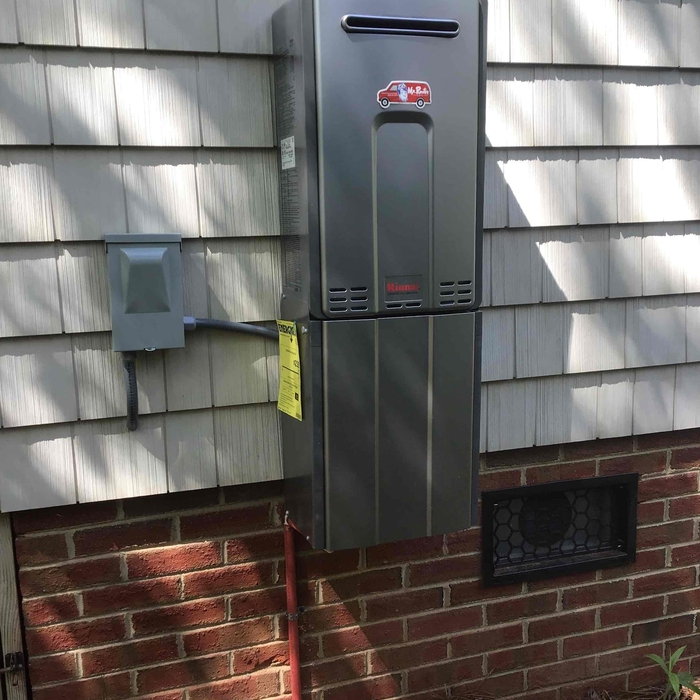 Installation of Outdoor Tankless Water Heater