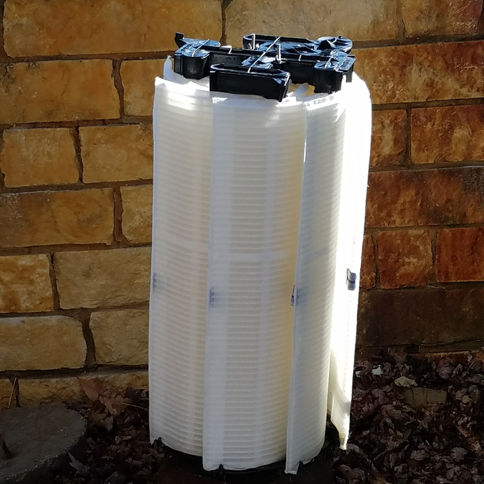 Dirty and Clean Filter Cartridges and DE Grids