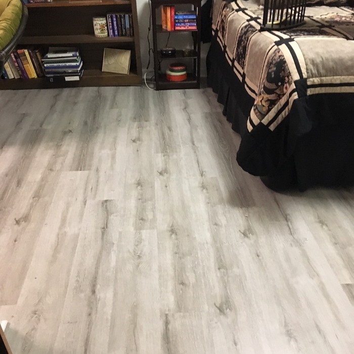 Luxury Vinyl in the Basement