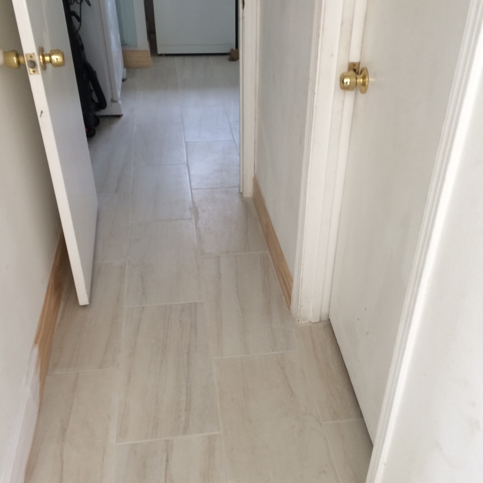 Laundry and hallway