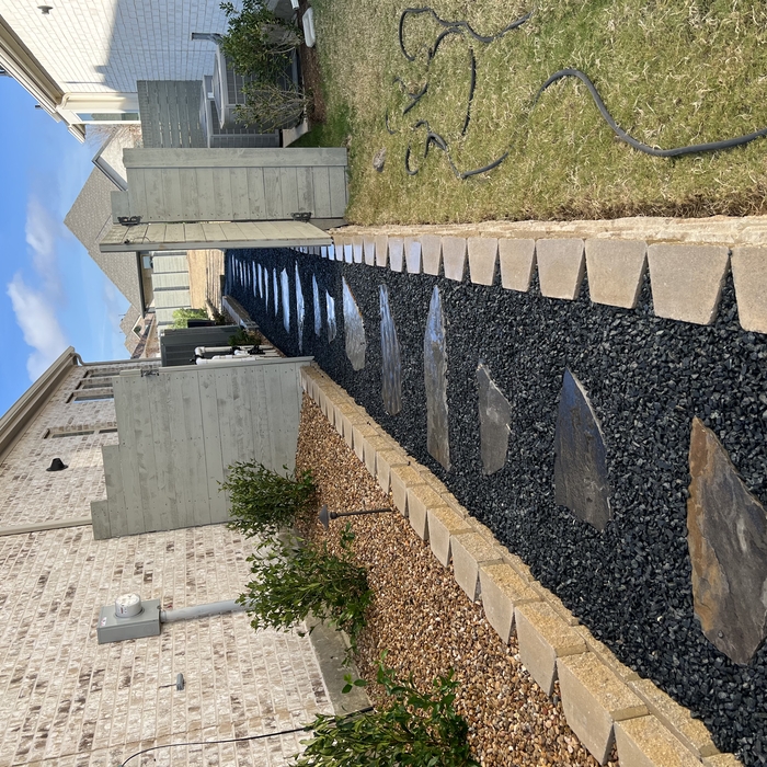 Walkways and landscape
