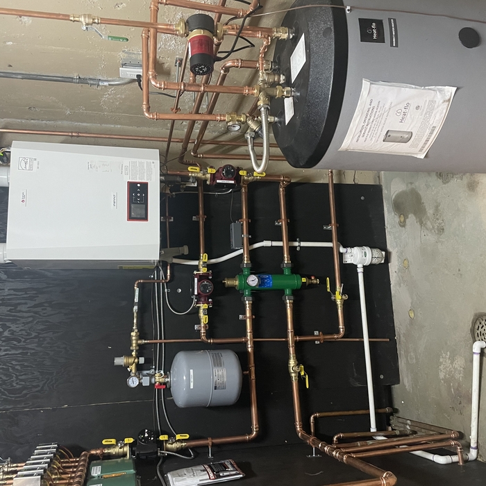 High Efficiency Boiler &amp; Side Arm Tank