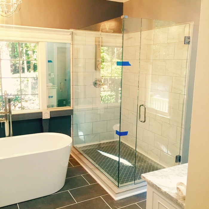 3/8 frameless Showerdoor