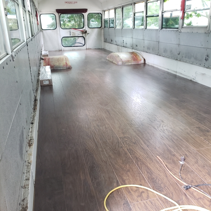 School bus laminate