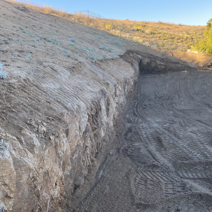Cutting Hillside