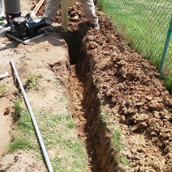 18 inches deep is code.