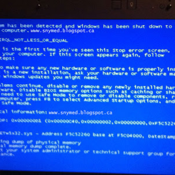 BSOD error